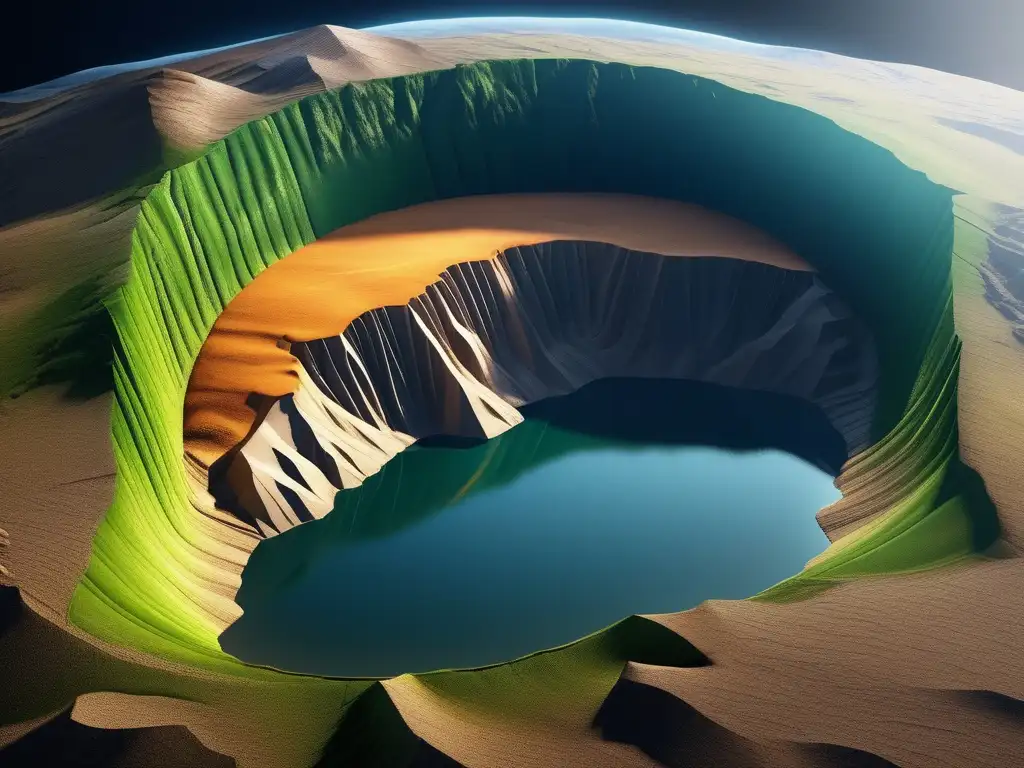 Imagen detallada de la Tierra, capas y experimentos geológicos en casa homeschooling