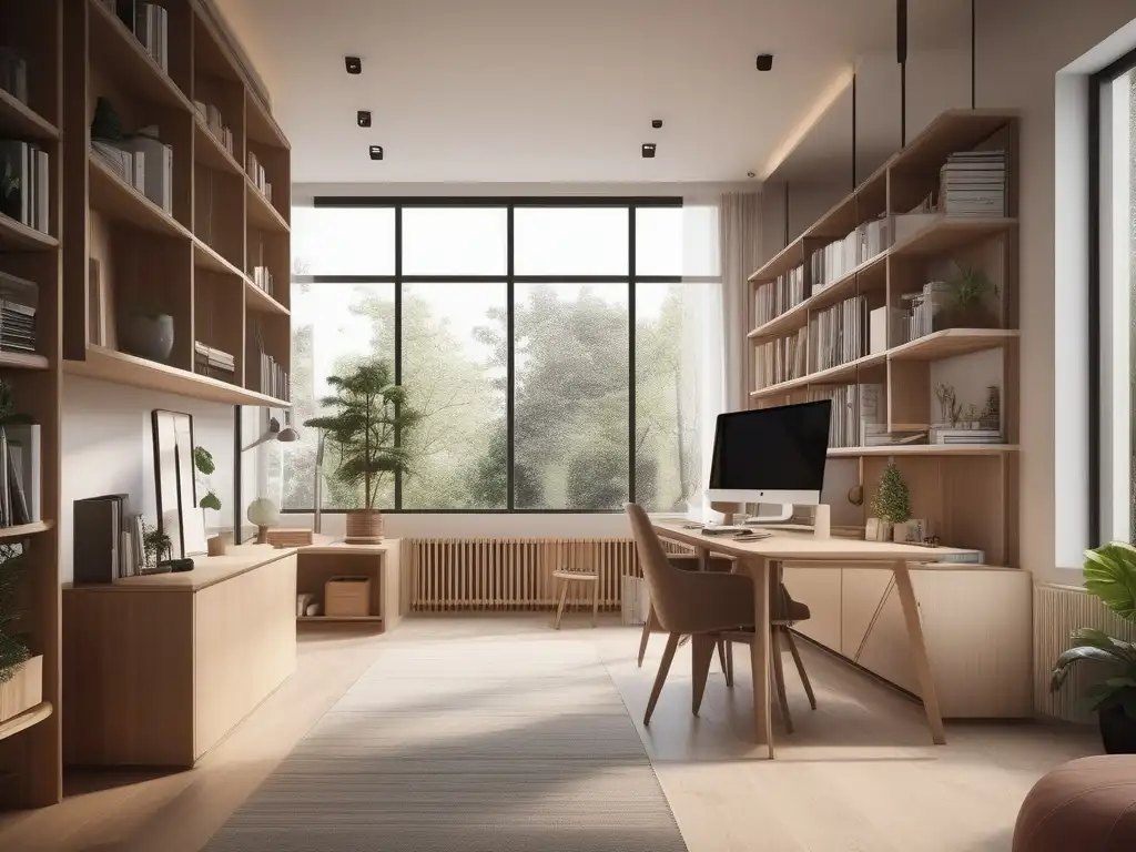 Técnicas adaptativas para homeschooling en un entorno sereno y minimalista, con tecnología y recursos educativos