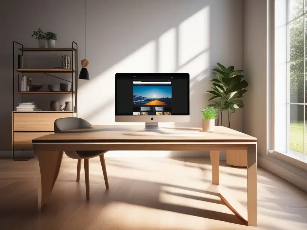 Espacio de aprendizaje hogareño Hogar moderno para homeschooling - Detalles en 8k - Riesgos de privacidad en homeschooling