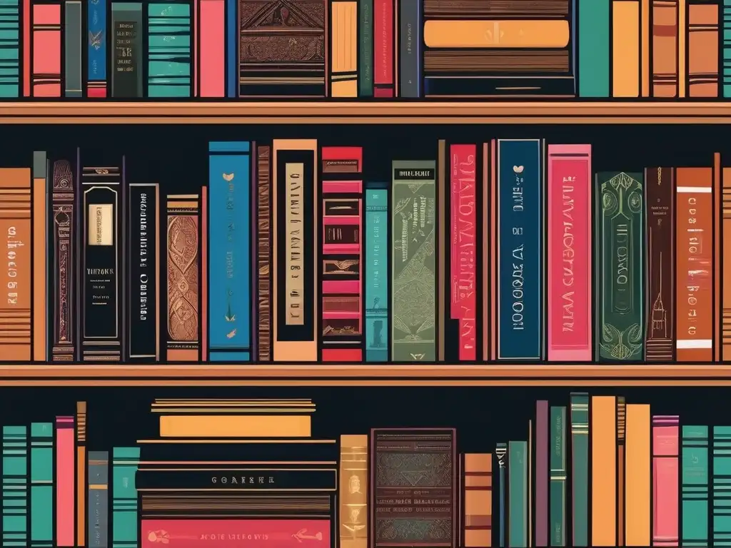 Estantería de libros coloridos y artísticos Una biblioteca artística inspiradora para el homeschooling