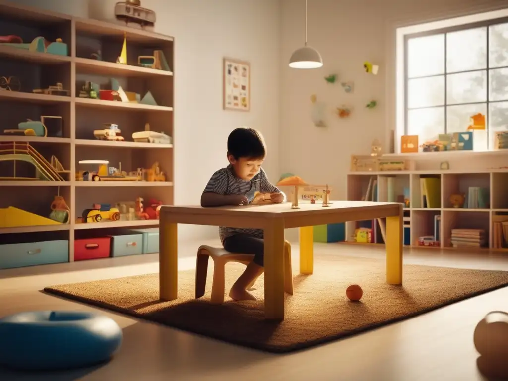 Niño aprendiendo y jugando con tecnología Guía práctica para transformar el tiempo de juego en aprendizaje: niño disfrutando de una experiencia educativa y divertida